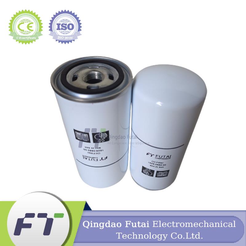 FUTAI Screw Air Compressor OEM Atlas Copco 1626088200 Oil Filter