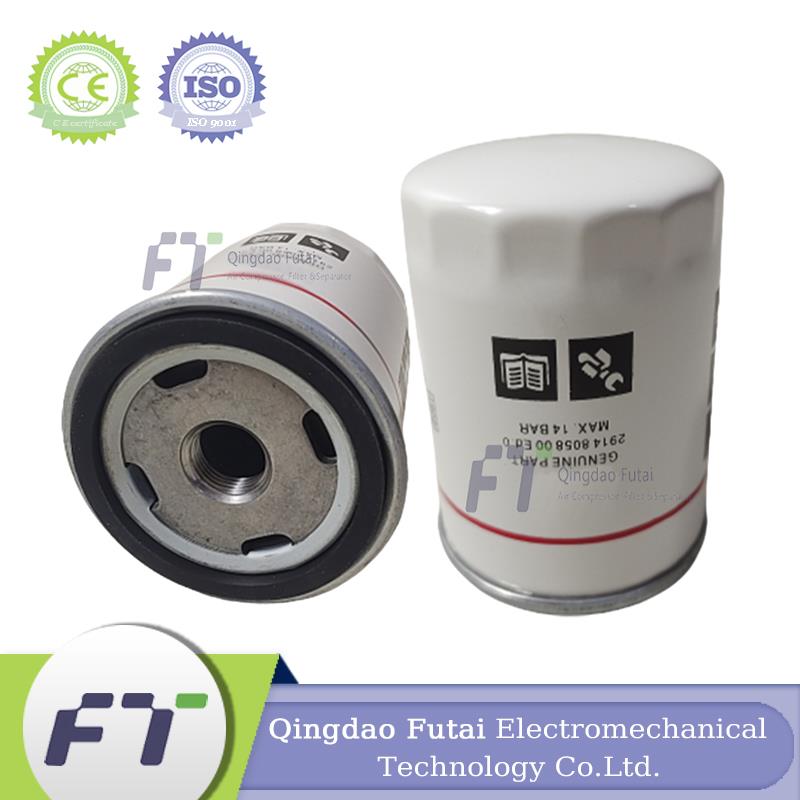 FUTAI Screw Air Compressor OEM Atlas Copco 2914805800 Oil Filter