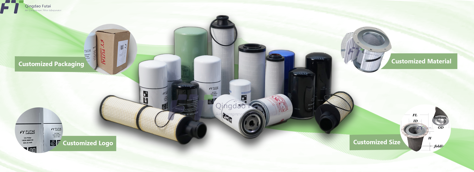 Air Oil Separator，Air Compressor Filter，Screw Air Compressor Spare Parts