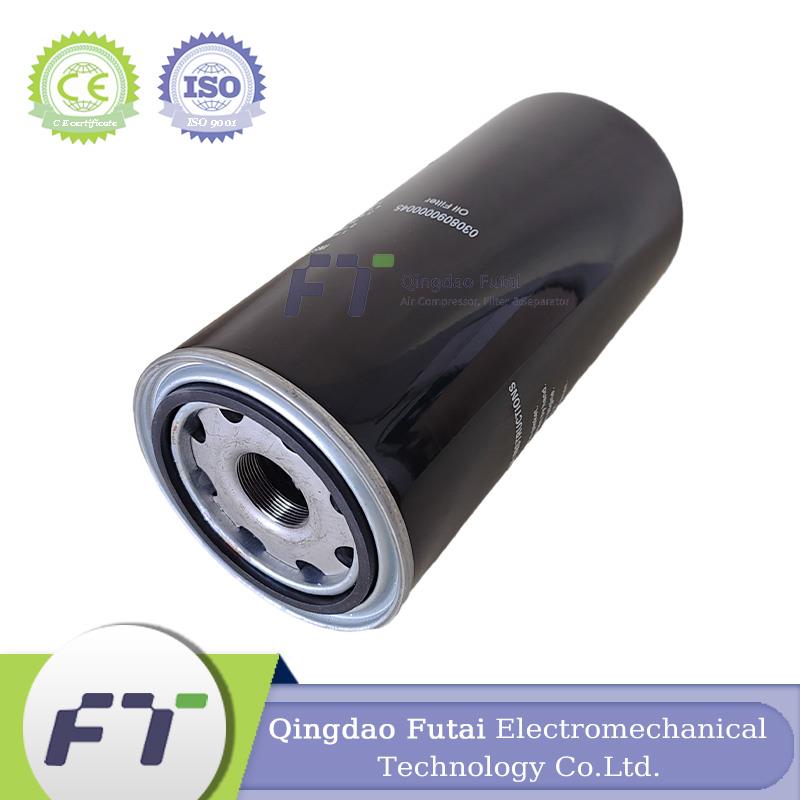 FUTAI Screw Air Compressor OEM 0308090000045 Oil Filter