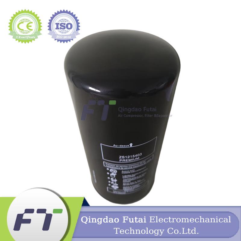 FUTAI Screw Air Compressor OEM Compair ZS1215403 Oil Filter