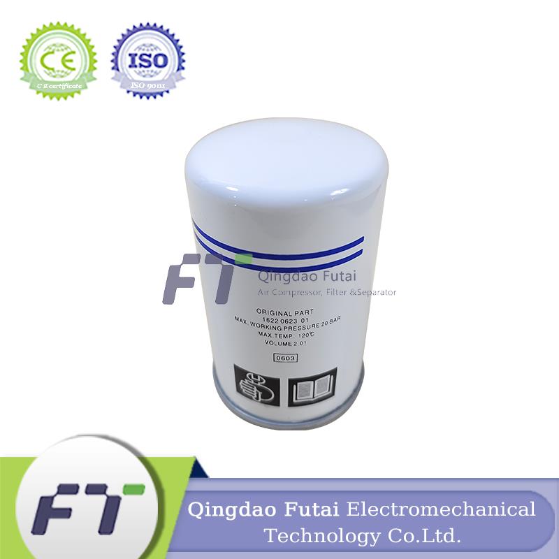 FUTAI Fiberglass Replacement Atlas Copco Air Compressor Spare Parts 1622062301 Air Oil Separator