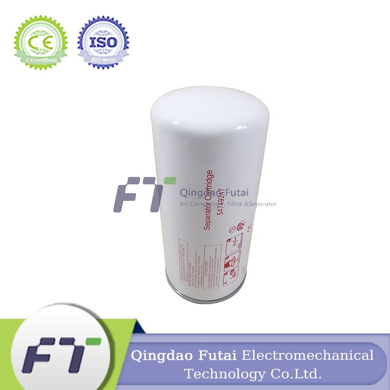 FUTAI Fiberglass Replacement Ingersoll Rand Air Compressor Spare Parts 54749247 Air Oil Separator