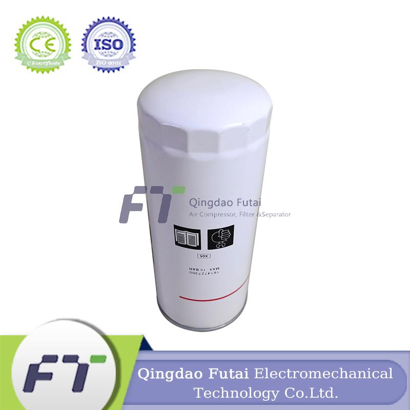 FUTAI Screw Air Compressor OEM Atlas Copco 1614727300 Oil Filter