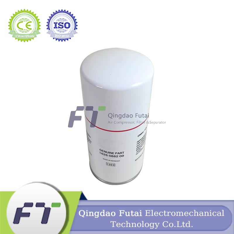 FUTAI Screw Air Compressor OEM Atlas Copco 1626088200 Oil Filter