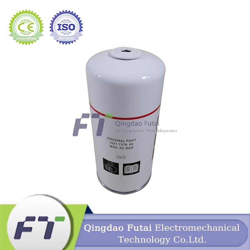 FUTAI Screw Air Compressor OEM Atlas Copco 1621737800 Oil Filter